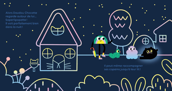 Doudou Chocotte a peur du noir