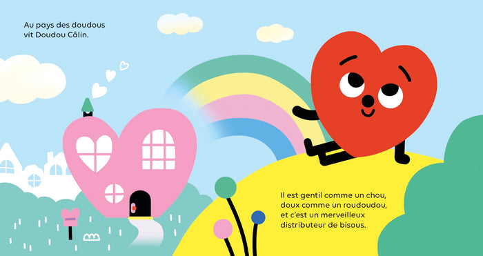 Doudou câlin veut un bisou