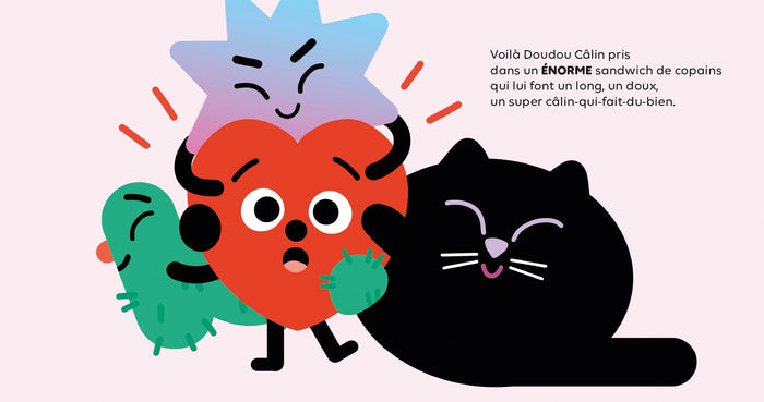 Doudou câlin veut un bisou