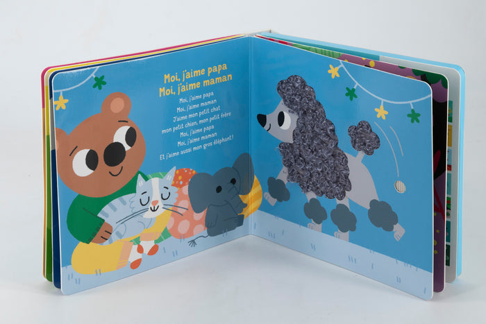 Mes comptines câlin: 5 sons à écouter, 5 matières à toucher