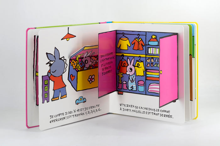 Trotro et Zaza jouent à cache-cache