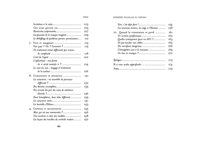 Dernières nouvelles du cerveau