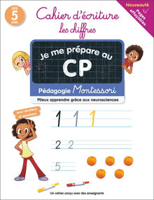 Je me prépare au CP - Cahier d'écriture : les chiffres