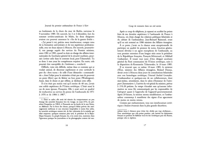 Journal du premier ambassadeur de France à Kiev: 1990 -1993