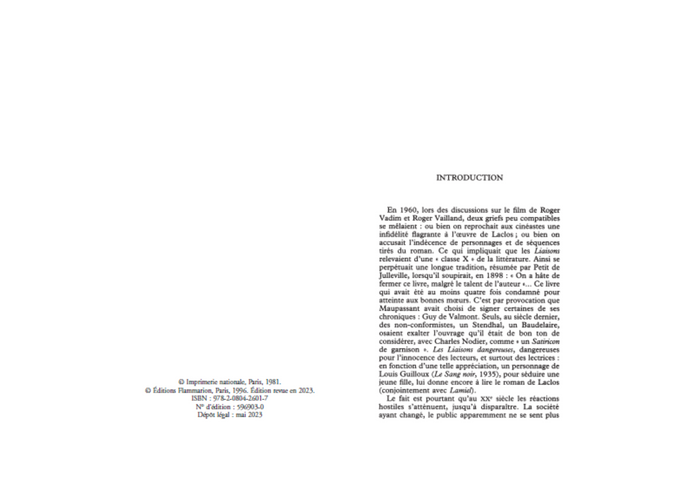 Les liaisons dangereuses