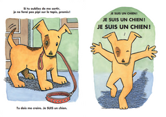 Ouvre... je suis un chien !
