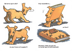 Ouvre... je suis un chien !