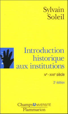 Introduction historique aux institutions