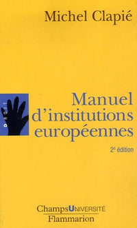 Manuel d'institutions europeennes (ne)