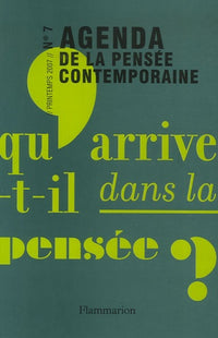 Agenda de la pensée contemporaine