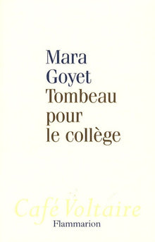 Tombeau pour le collège