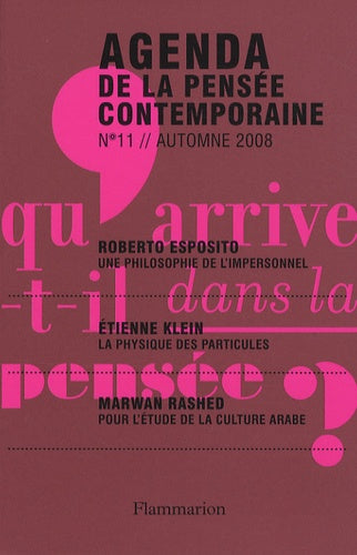 Agenda de la pensée contemporaine