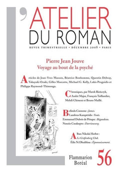 L'Atelier du roman: Pierre Jean Jouve, voyage au bout de la psyché