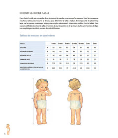 Modèles et patrons de 0 à 3 ans