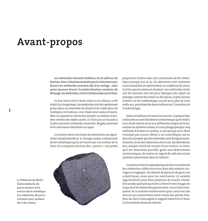 Une belle histoire des météorites