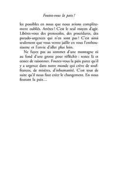 Foutez-vous la paix!: Et commencez à vivre