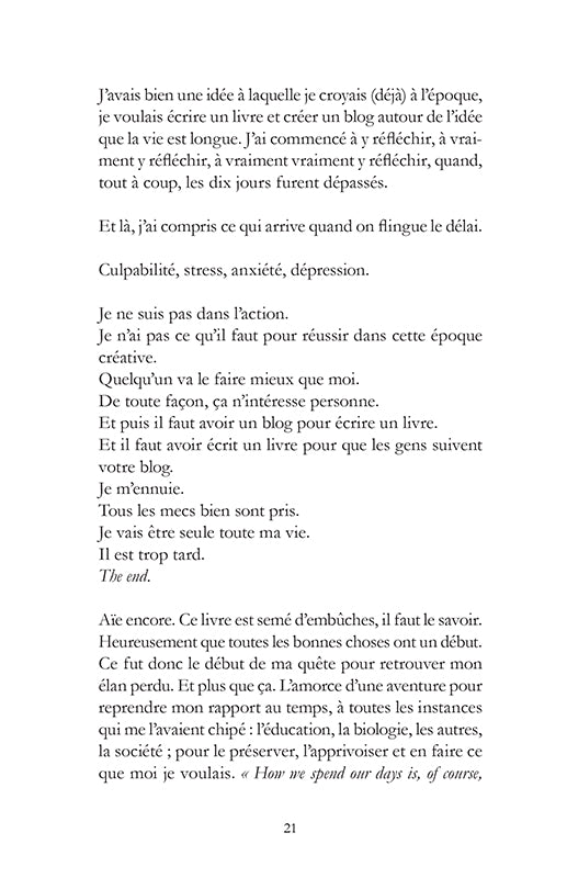 Il n'est jamais trop tard pour éclore