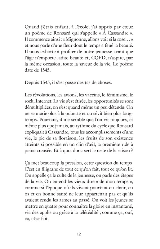 Il n'est jamais trop tard pour éclore