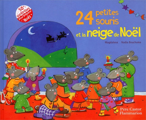 Vingt-quatre petites souris et la neige de noel