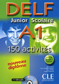 Nouveau delf junior scolaire a1 150 activites + 1cd audio