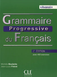 Grammaire progressive du français - Niveau avancé - Livre + CD - 2ème édition