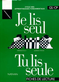 Je lis seul, tu lis seule