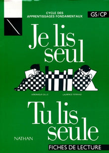 Je lis seul, tu lis seule