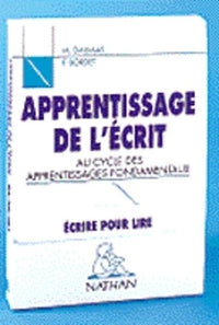 Apprentissage de l'écrit, Grande Section/CP/CE1