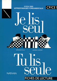 Je lis seul, tu lis seule CP-CE1. Fichier de lecture