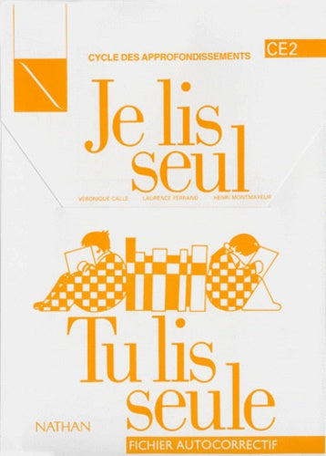 Je lis seul tu lis seule, CE2, fichier autocorrectif