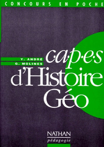 C.A.P.E.S d'histoire géographie