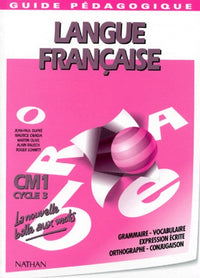 Nouvelle balle aux mots, CM1, maître