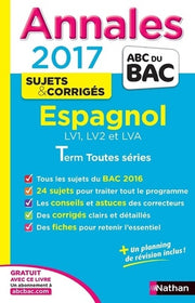 Annales ABC du BAC 2017 Espagnol