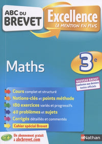 Maths 3e - ABC du Brevet Excellence