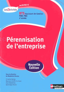 Activité 6 - Pérennisation de l'entreprise