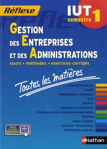 Gestion des entreprises et des administrations - S1 - Toutes les matières