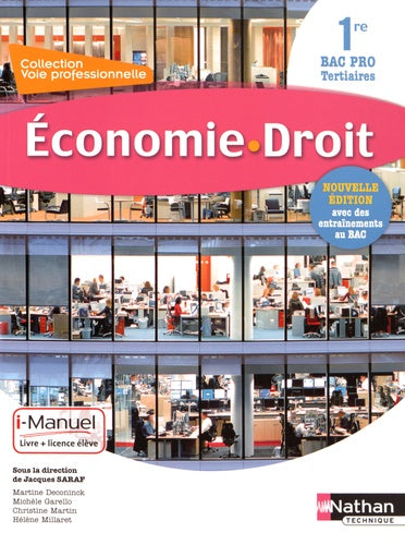 Economie-Droit 1re Bac Pro Tertiaires