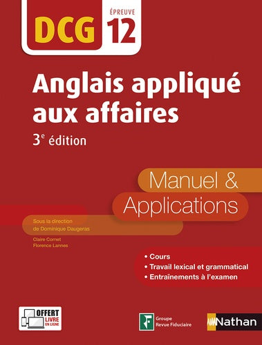 Anglais appliqué aux affaires - DCG 12 - Manuel et application