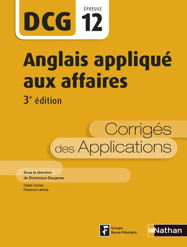 Anglais appliqué aux affaires - DCG 12 - Corrigés