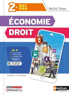 Economie Droit - 2ème Bac Pro (Multi'Exos) Livre + licence élève - 2022