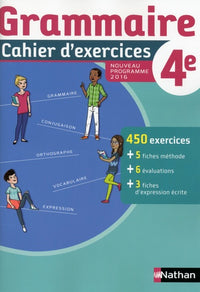 Cahier de grammaire 4e