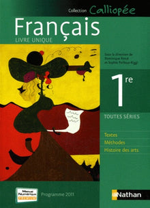 Francais 1e Toutes séries: Programme 2011
