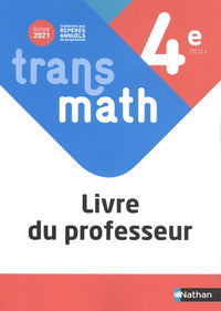 Transmath 4e - Livre du Professeur 2021
