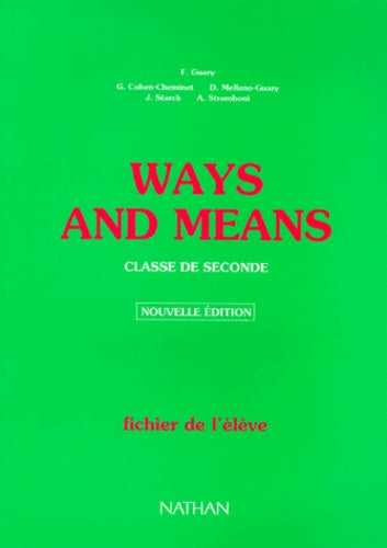Ways and Means