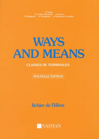 Ways and Means