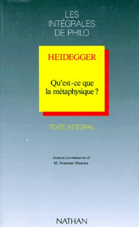 Qu'est-ce que la métaphysique ?