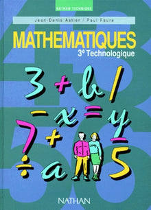 Mathématiques, 3e technologiques