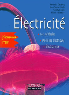 Electricité, seconde - terminale BEP
