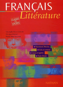 Français littérature, classes des lycées