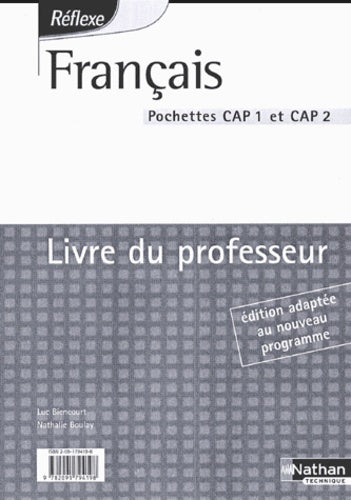 Français CAP 1 et 2: Livre du professeur